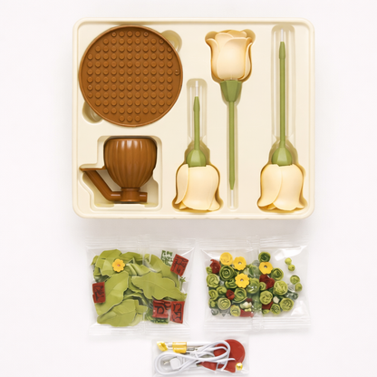 Whispers of Rose – Interactive Blooming Rose Planter